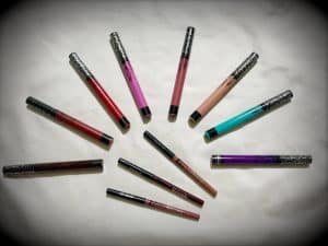 Kat Von D lipsticks and liners