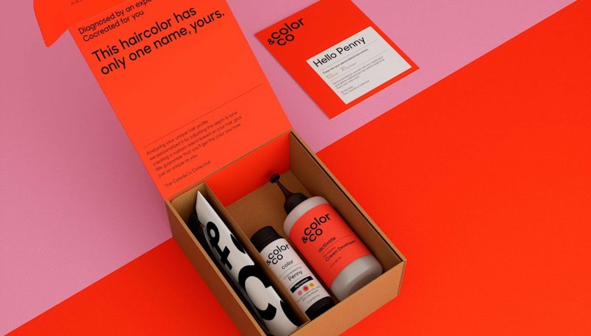 a package from Color&Co by L'oreal