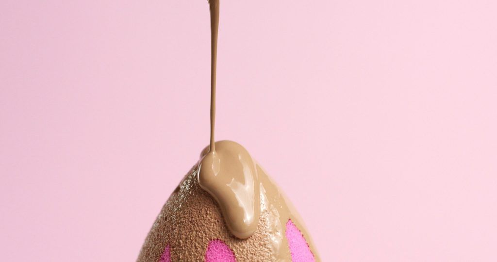 Maybelline Dream Fresh BB Cream being applied to a sponge