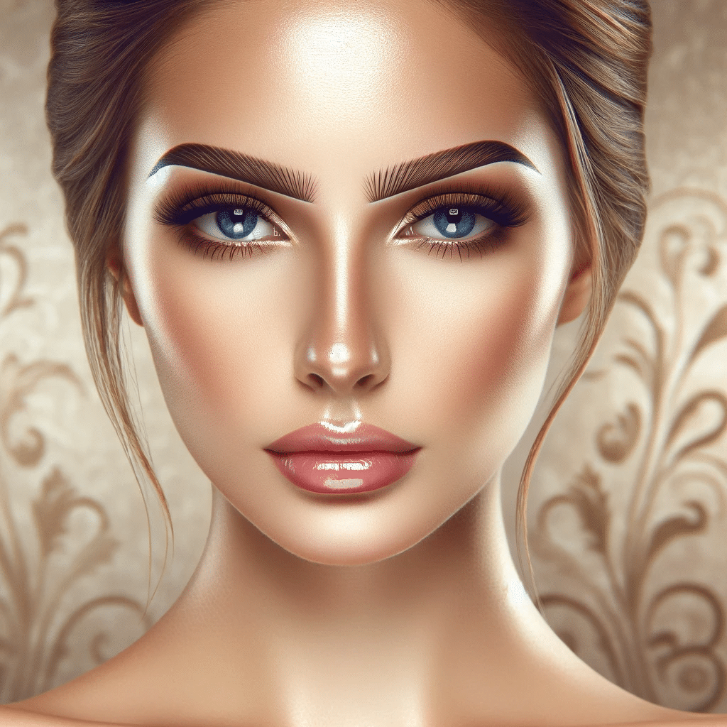 a person with beautifully nanobladed eyebrows